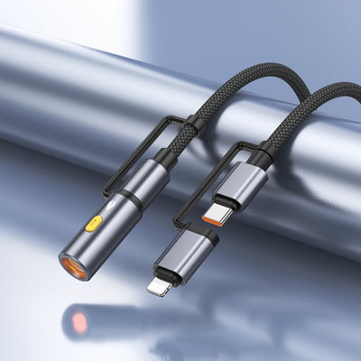 Hoco All in One Charging Cable Lightning with Cigarette Lighter U138 image 1