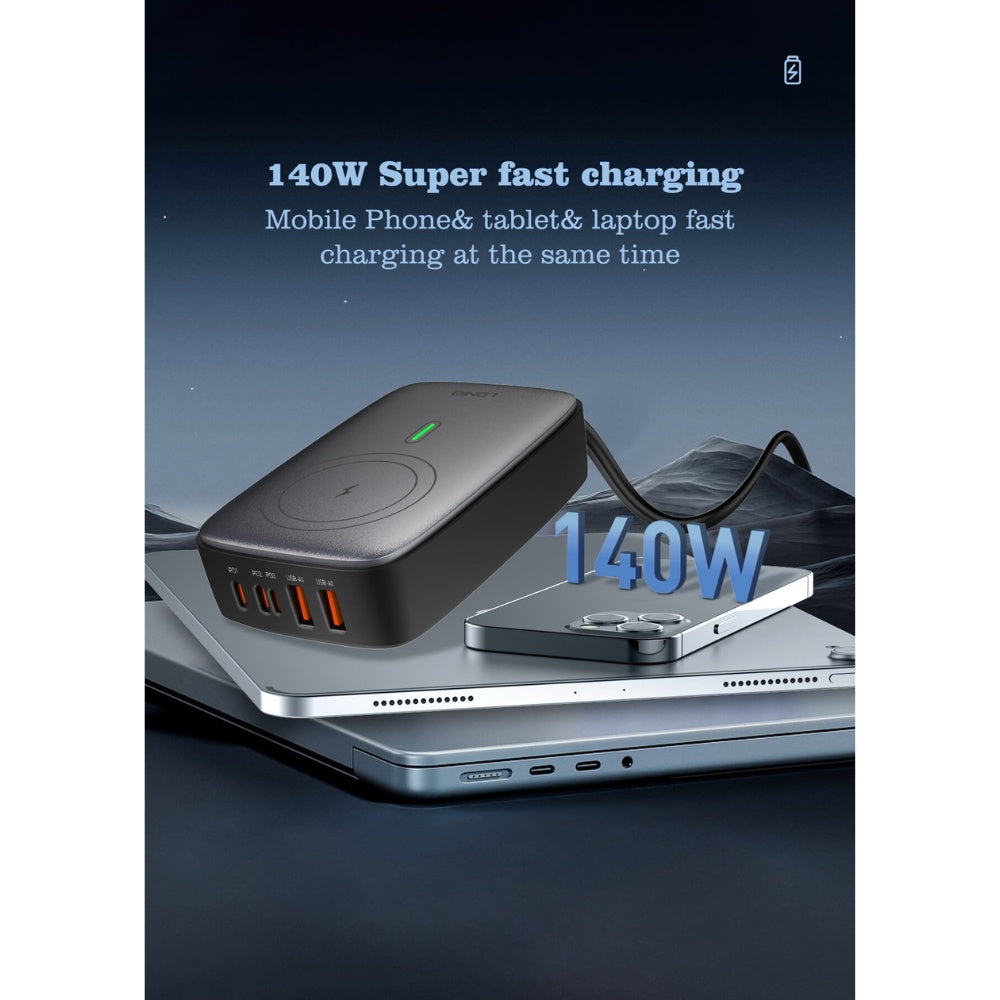 Ldnio 140W Multiport Desktop Wireless Charger Q4010 image 1