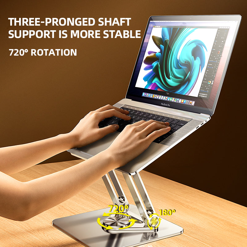 Rtako Adjustable Laptop Stand Rotating Base RS-CP84 image 1