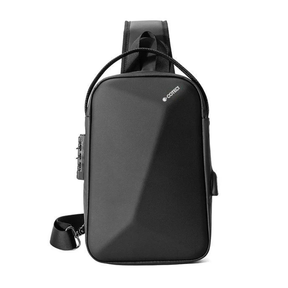 Coteci Shaped Shoulder Bag with Lock Space Series image 1
