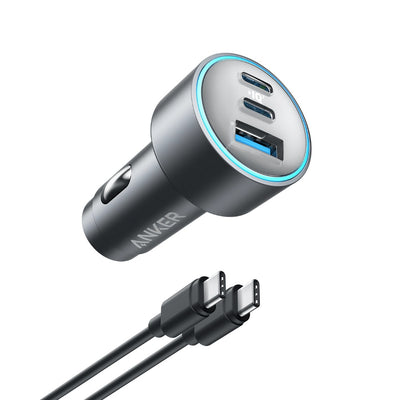 Anker 67W Triple Port Car Charger with USB-C Cable image 0
