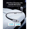 Anker USB-C Car Charger 75W Built-In Retractable Cable image 3