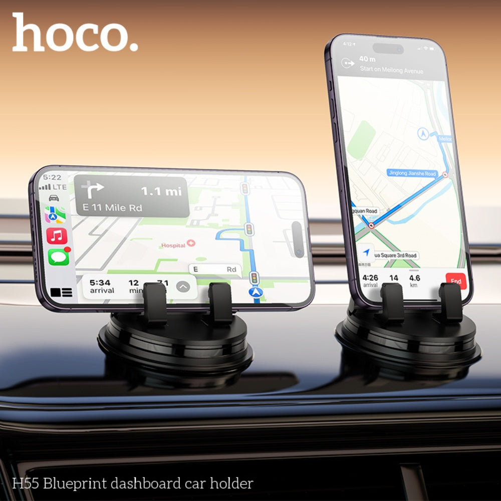 Hoco Strong Suction Car Phone Holder H55 image 3