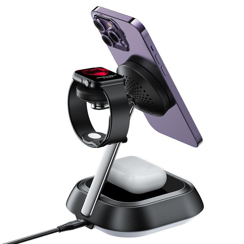AceFast AirCharge 3 in 1 Wireless Charger Desktop Holder E16 image 2