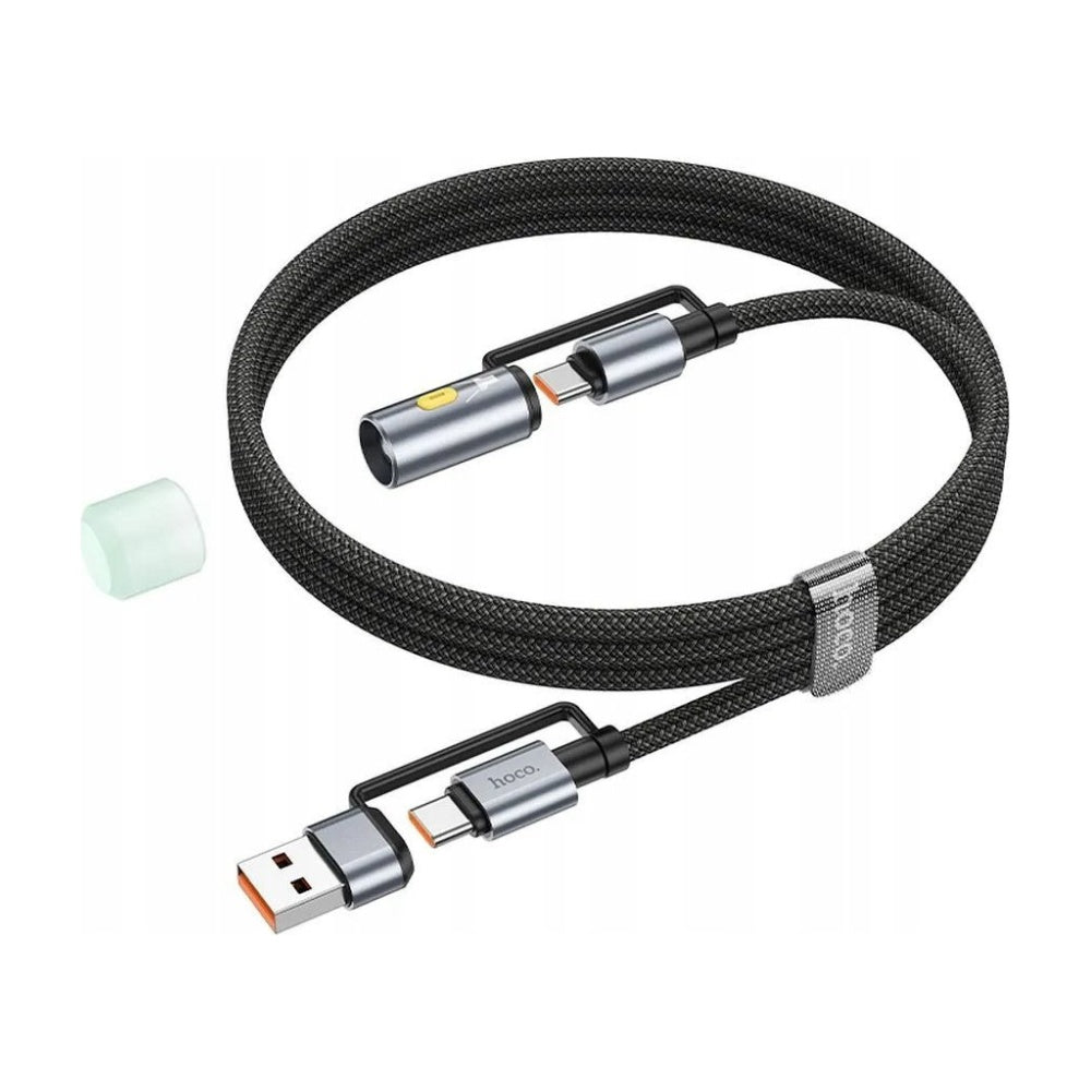 Hoco All in One Charging Cable USB-C with Led Light U138 image 0
