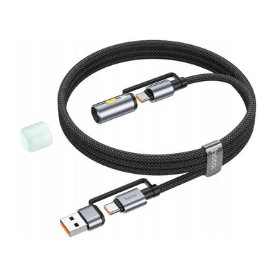 Hoco All in One Charging Cable USB-C with Led Light U138 image 0