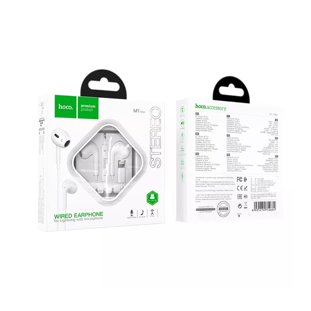 Hoco Wired USB-C Earphones M1 Max image 2