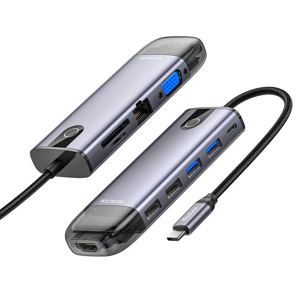Mcdodo USB-C 10 in 1 Dongle HUB HU-742 image 0