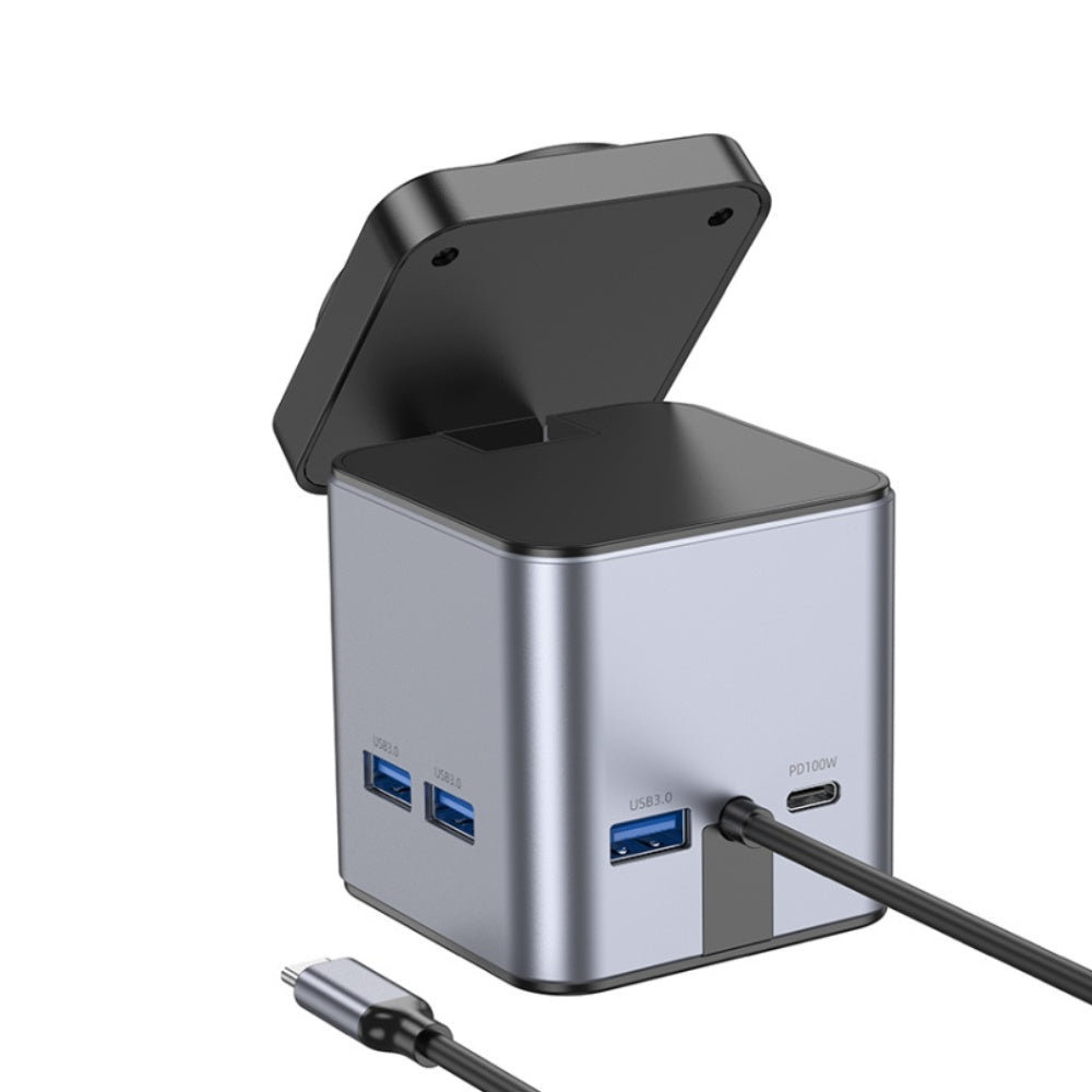 Hoco HB49 9-in-1 Docking Station 100W HDMI Ethernet image 4