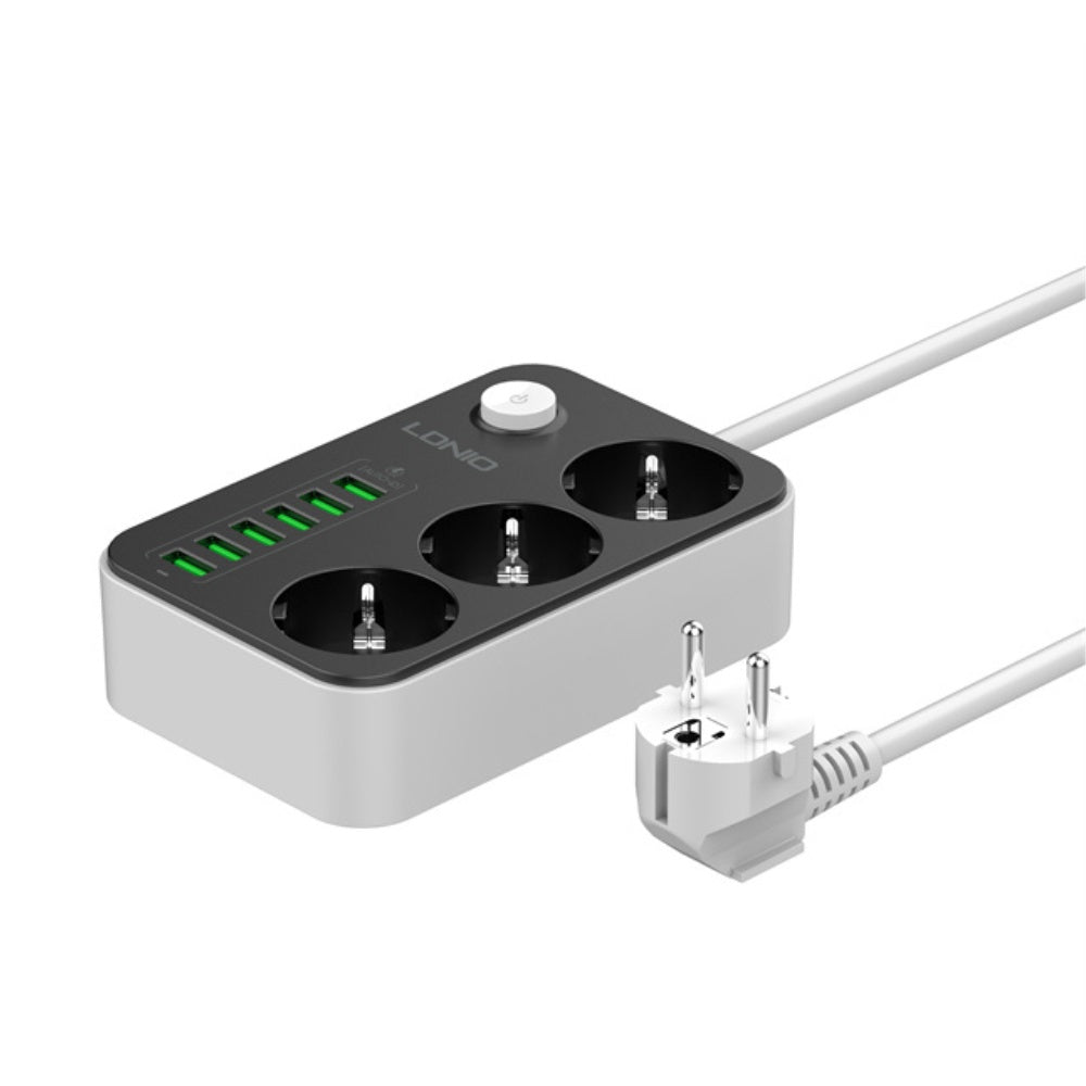 Ldnio 3 AC Outlets EU Power Strip SE3631 2500W image 4