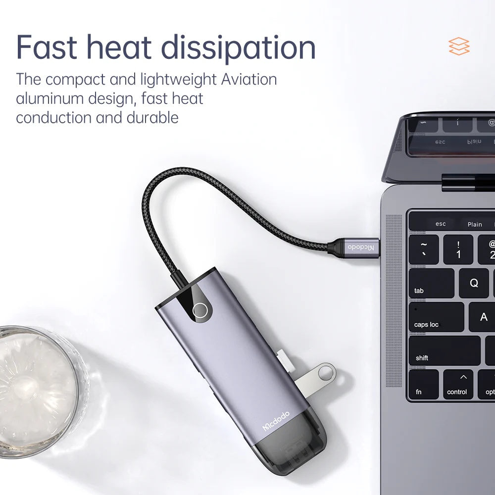 Mcdodo USB-C 10 in 1 Dongle HUB HU-742 image 11