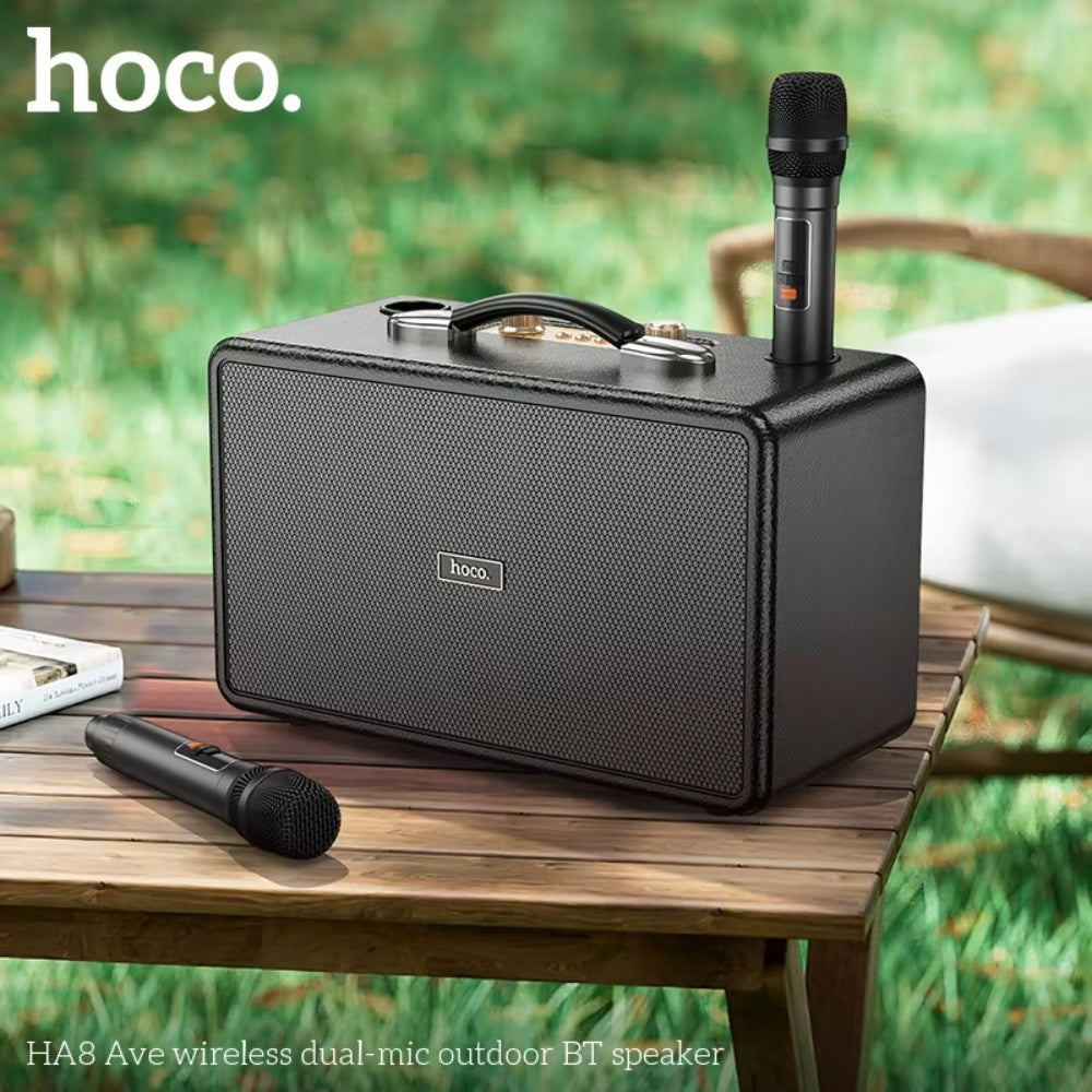 Hoco Dual Mic Outdoor Bluetooth Speaker HA8 image 3