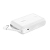 Belkin BoostCharge Power Bank 10K 20W with Integrated Cable - White image