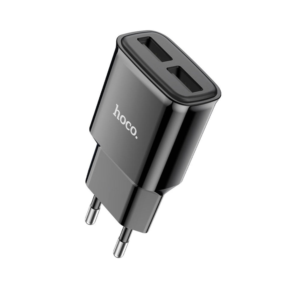 Hoco C88a Dual Port Wall Charger - Black image