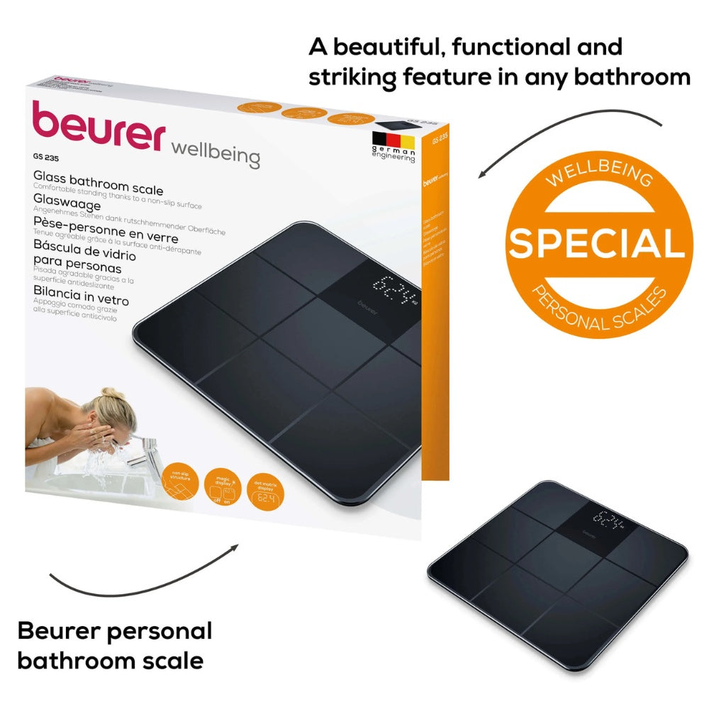 Beurer Glass Bathroom Scale GS235 image 4