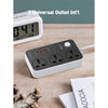 Ldnio 3 AC Outlets EU Power Strip SC3412 2500W image 1
