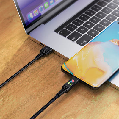 AceFast USB-A to USB-C 60W Indicator Cable C7-04 image 1
