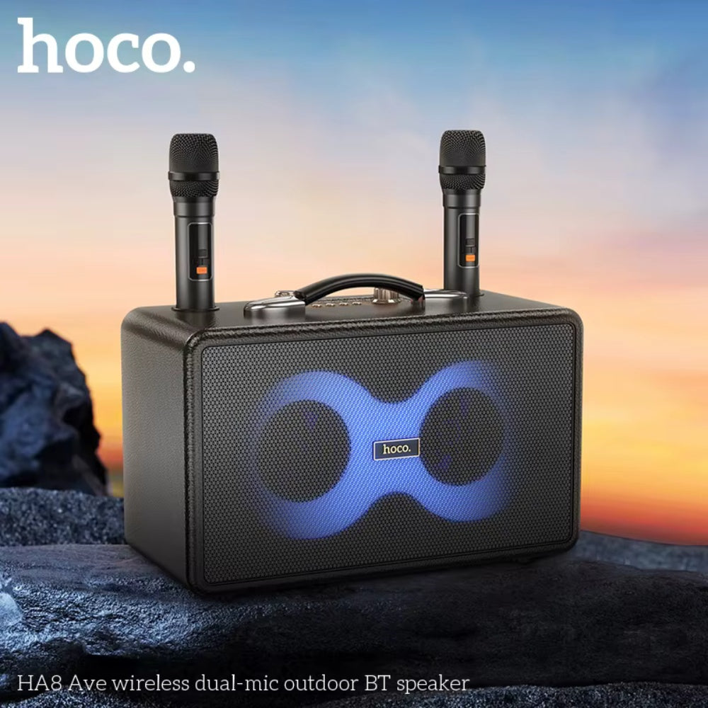 Hoco Dual Mic Outdoor Bluetooth Speaker HA8 image 2