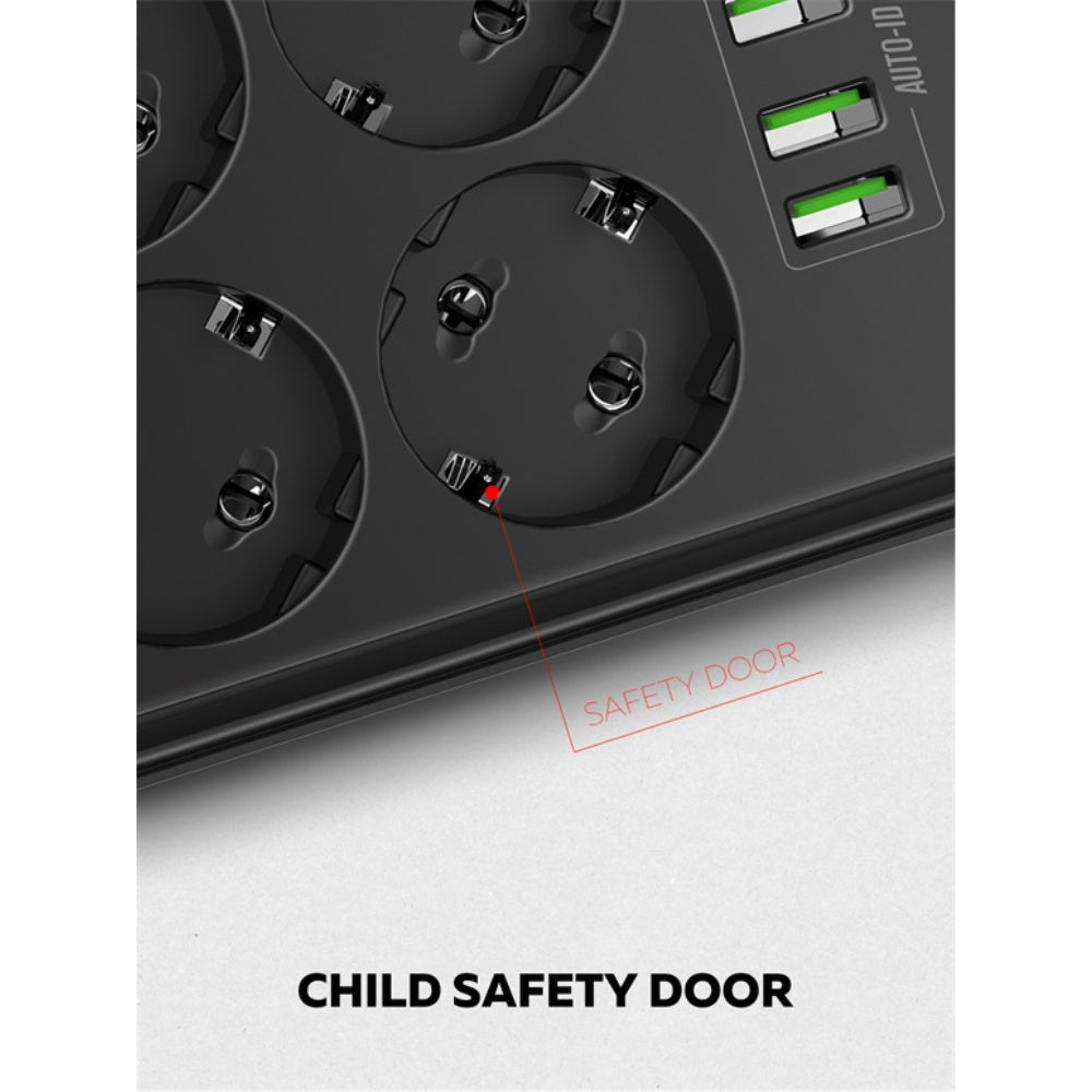 Ldnio 6 AC Outlets Power Strip SE6403 image 2