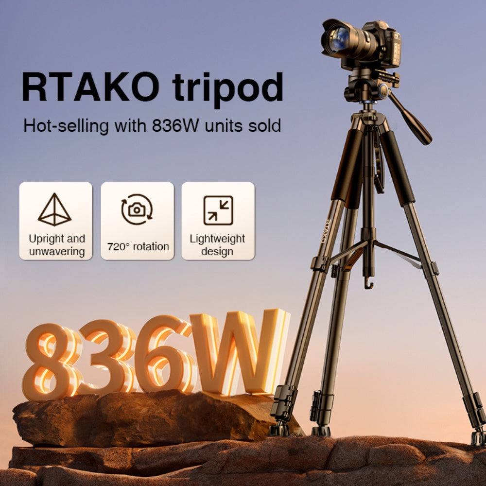 Rtako 1.9M Hexagonal Photography Tripod VT-990S image 8