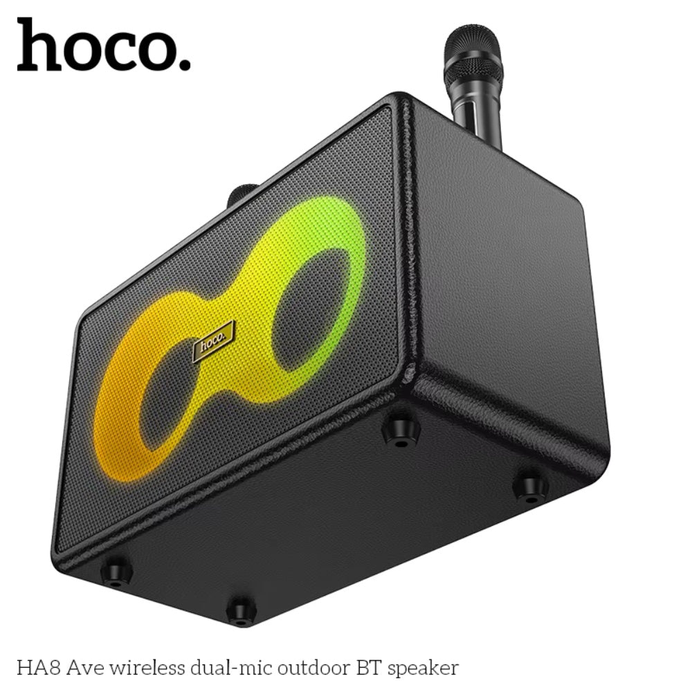Hoco Dual Mic Outdoor Bluetooth Speaker HA8 image 4