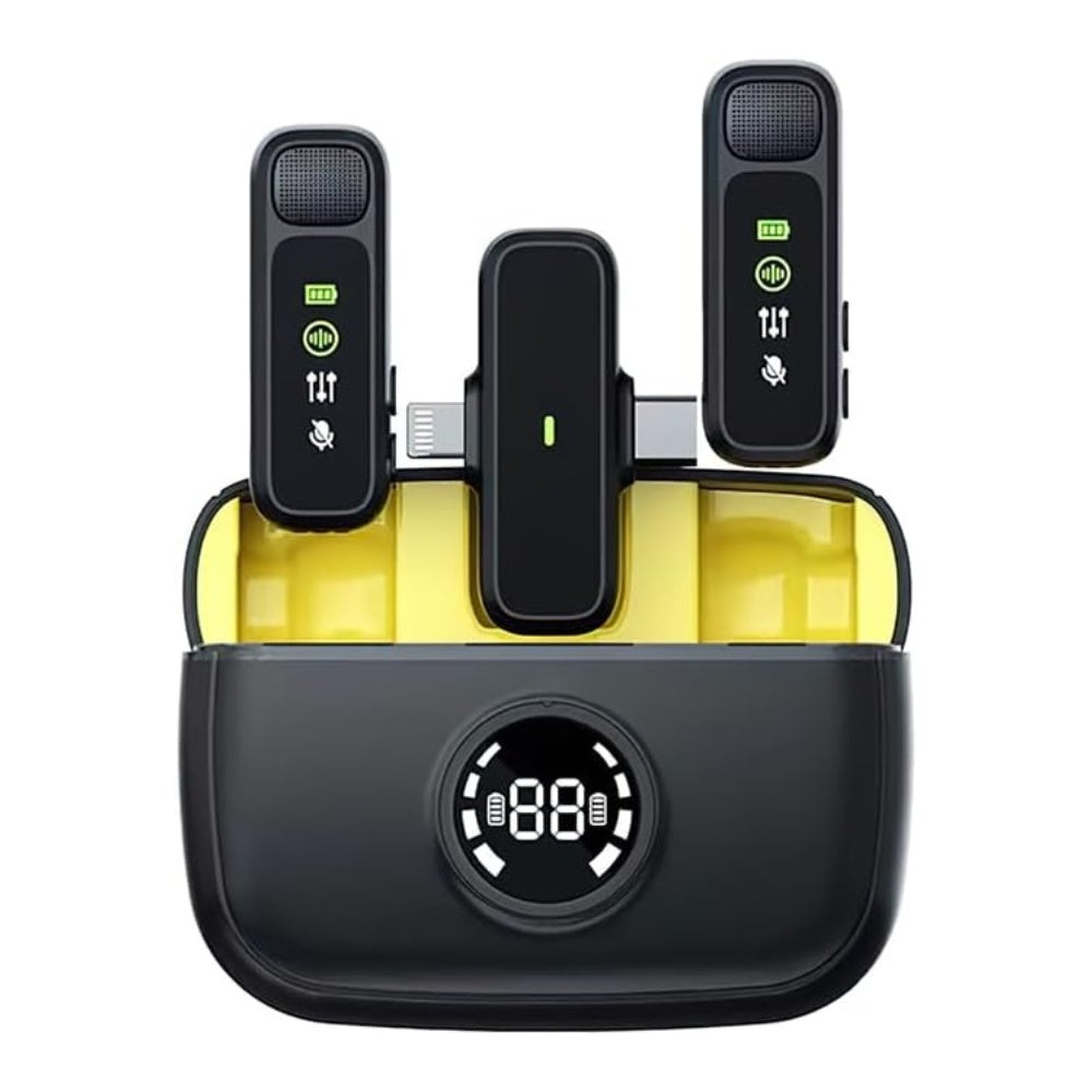 WiWU Duo Wireless Mini Microphone (USB-C and Lightning) image 2