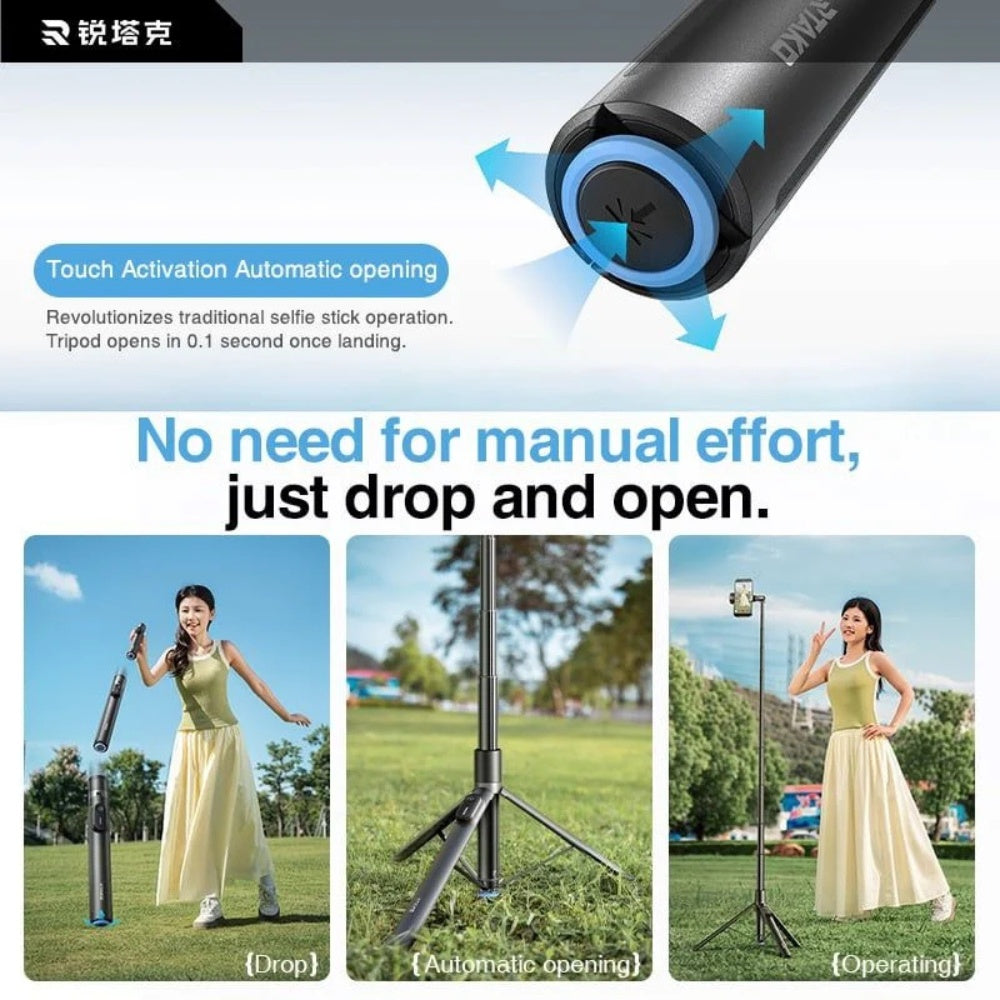 Rtako Integrated Selfie Stick RZP001-AB226 image 3