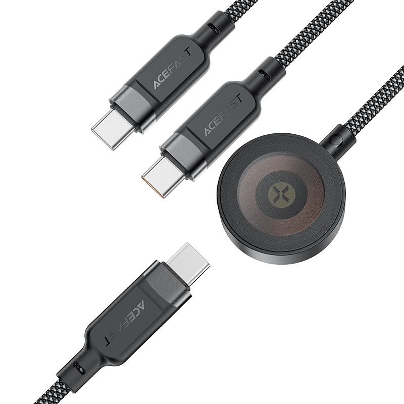 AceFast Acewire Pro USB-C 3 in 1 100W Charging Data Cable C6-11 image 3