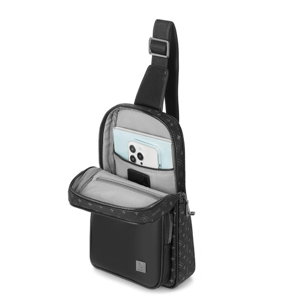 WiWu Anti-Theft Fingerprint Lock Crossbody Bag image 4