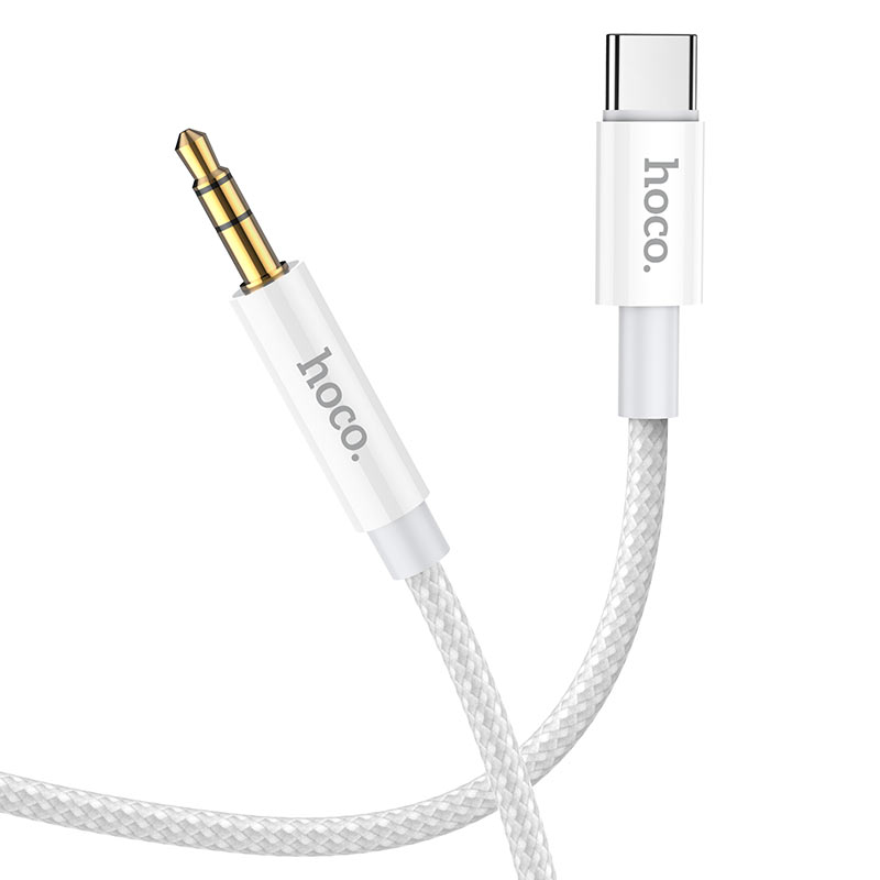 Hoco USB-C to 3.5mm Cable UPA19 - Silver image