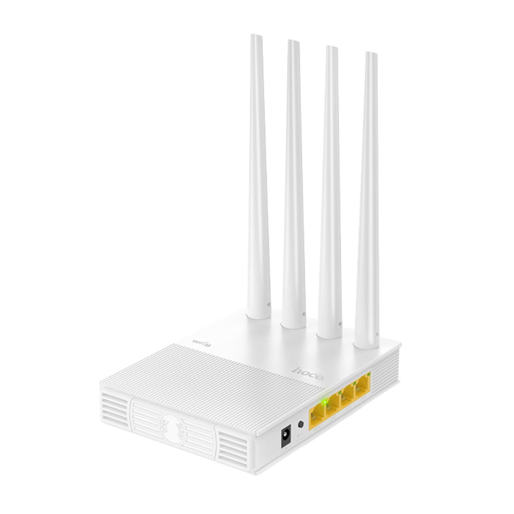 Hoco Wireless Router Wifi5 4 Antennas 2.4GHz HI31 image 0