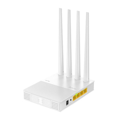 Hoco Wireless Router Wifi5 4 Antennas 2.4GHz HI31 image 0