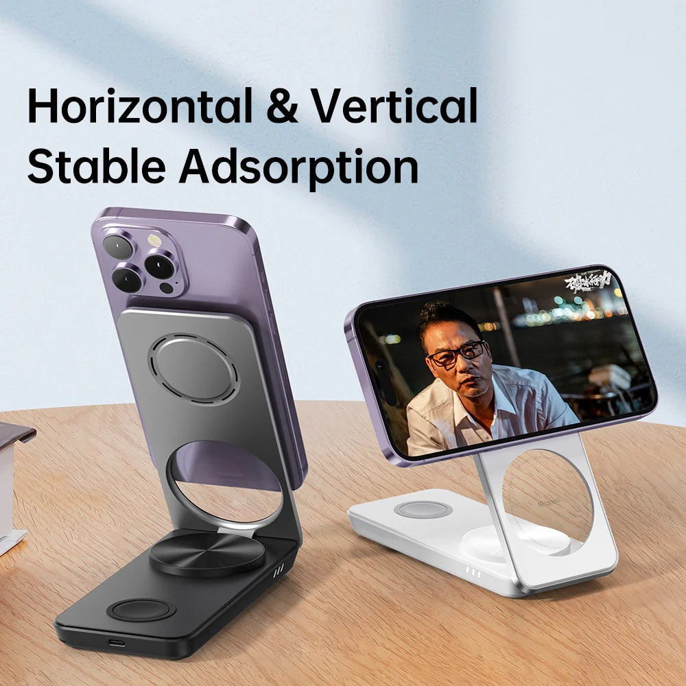 Mcdodo 3 in 1 Foldable Magnetic Wireless Charger CH-115 image 2