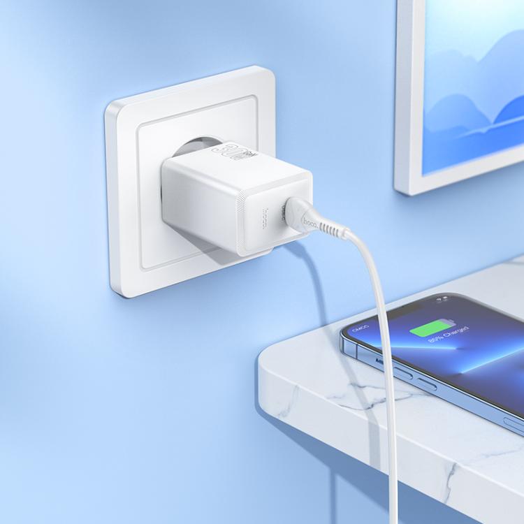 Hoco N70 Nuevo USB-C to Lightning 30W Adapter with Cable image 2