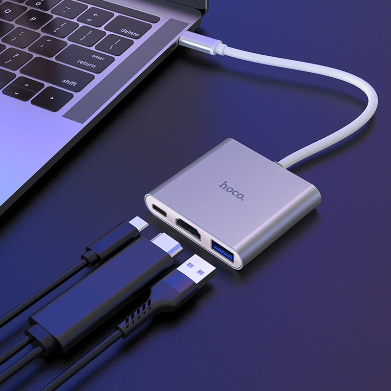 Hoco USB-C Hub HDTV HB14 image 3