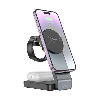 Hoco Folding Magnetic Wireless Charger CQ3 image 1
