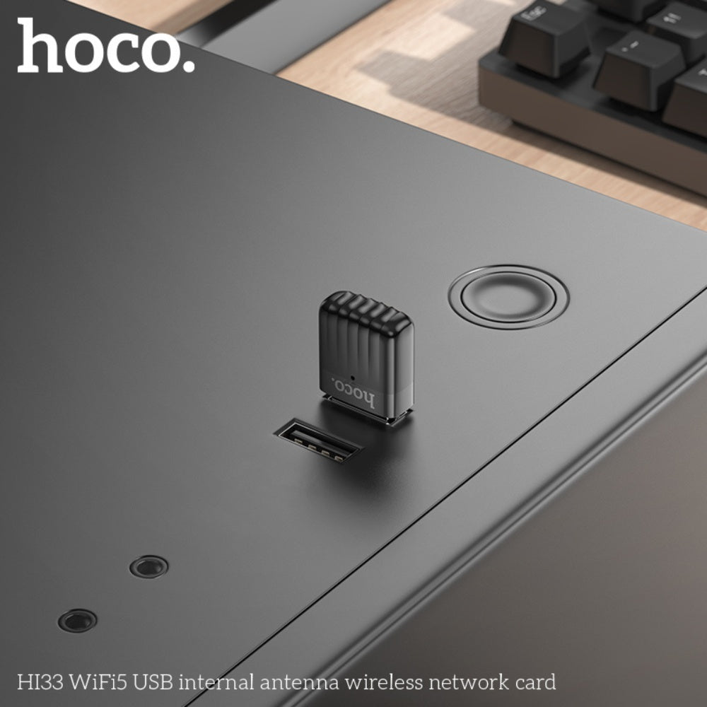 Hoco mini Wireless USB Network Card HI33 image 2