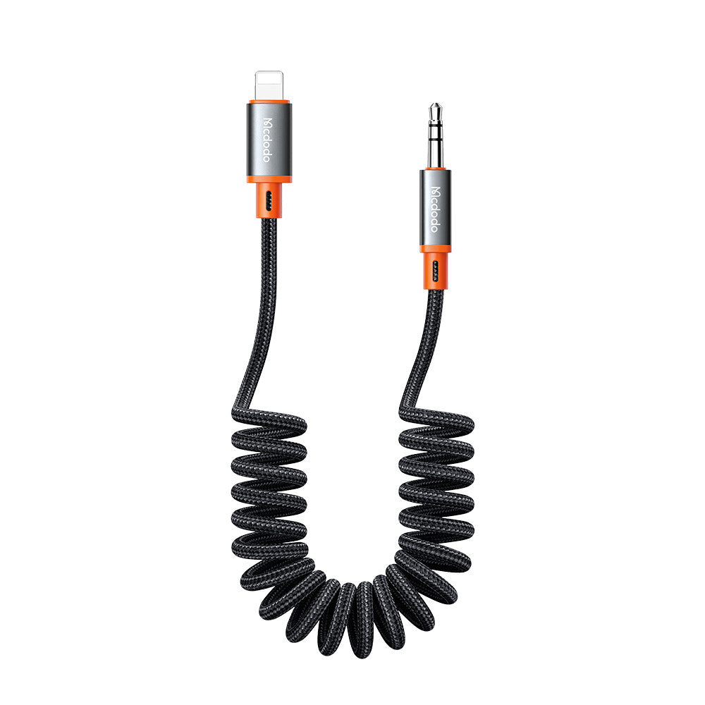 Mcdodo Lightning to 3.5mm Coiled Cable image 0