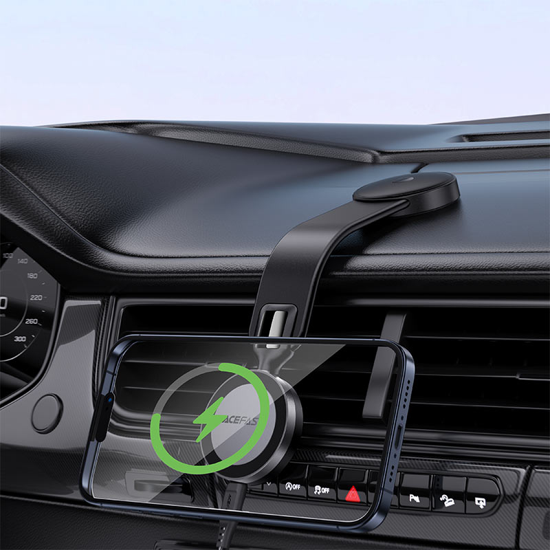 AceFast Fast Wireless Charger Magnetic Car Holder D37 image 5
