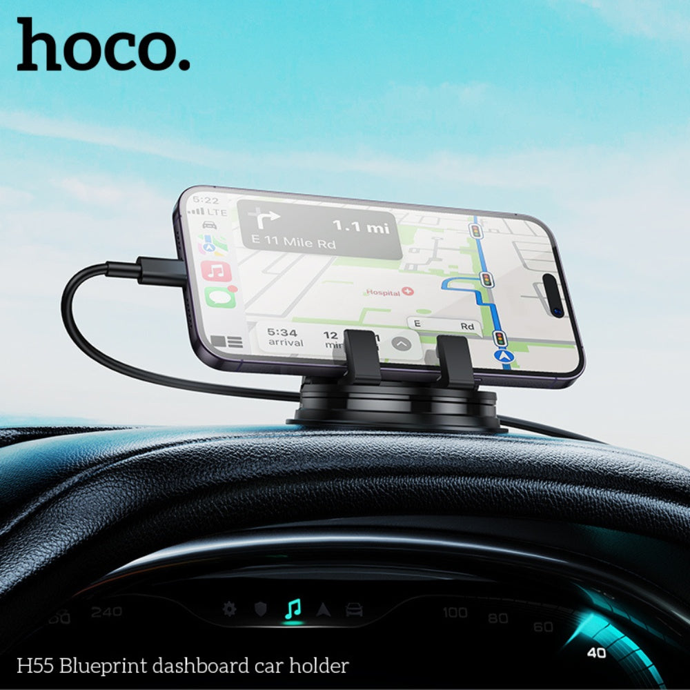 Hoco Strong Suction Car Phone Holder H55 image 2