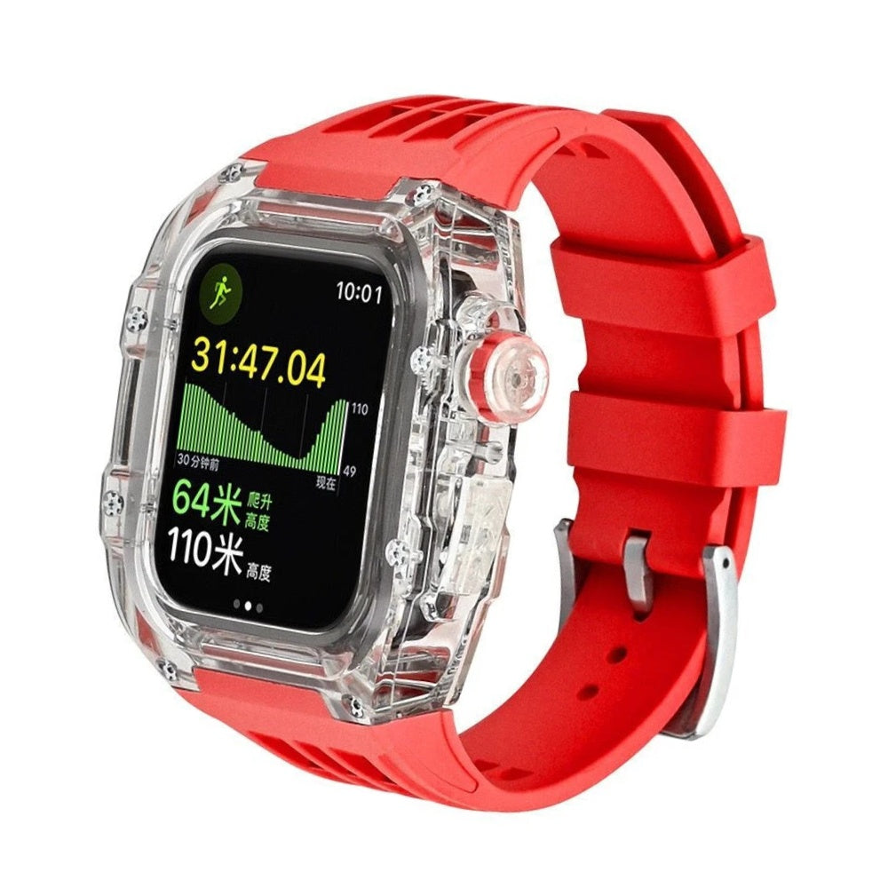 Coteci Mod Kit Case Strap for Apple Watch Ultra - Red, 49mm image
