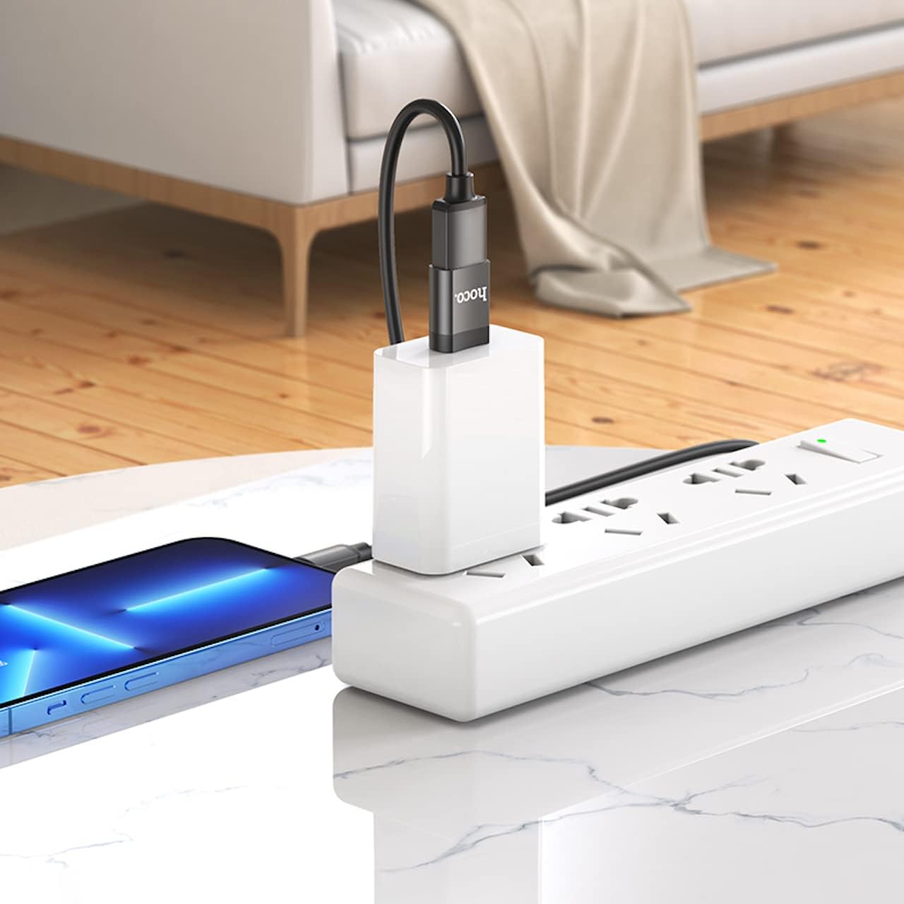 Hoco USB-A to USB-C Adapter UA17 image 2