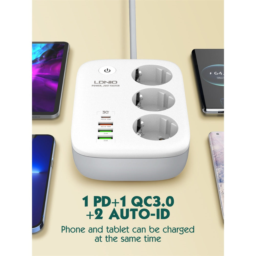 Ldnio Wifi Smart Power Strip SEW3452 image 2