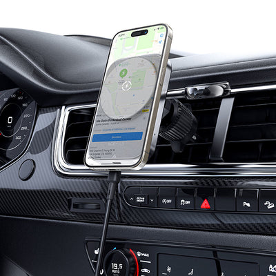 AceFast AirCharge Fast Wireless Charger Car Mount Holder D18 image 1