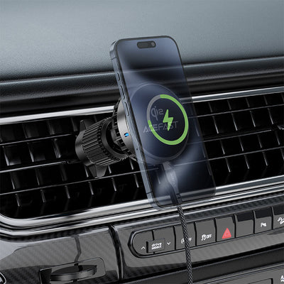 AceFast AirCharge Qi2 Magnetic Charger Car Holder D40 image 1