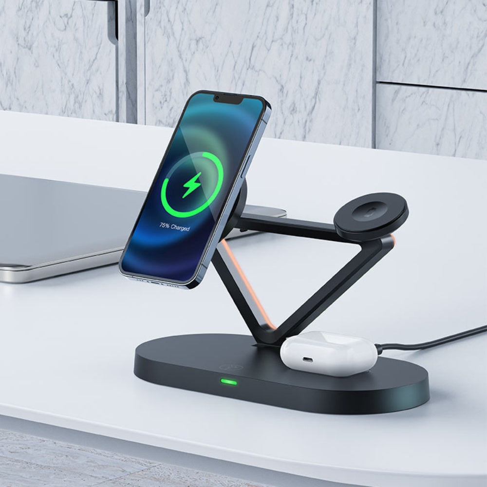 AceFast 3 in 1 Fast Wireless Charger Desktop Holder E9