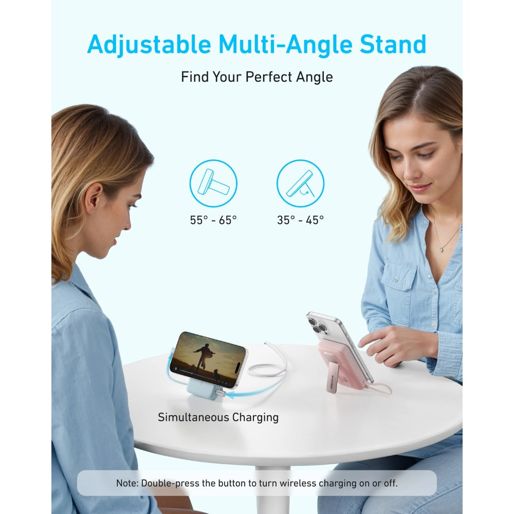 Anker Power Bank (10K Magnetic Built-In USB-C Cable)
