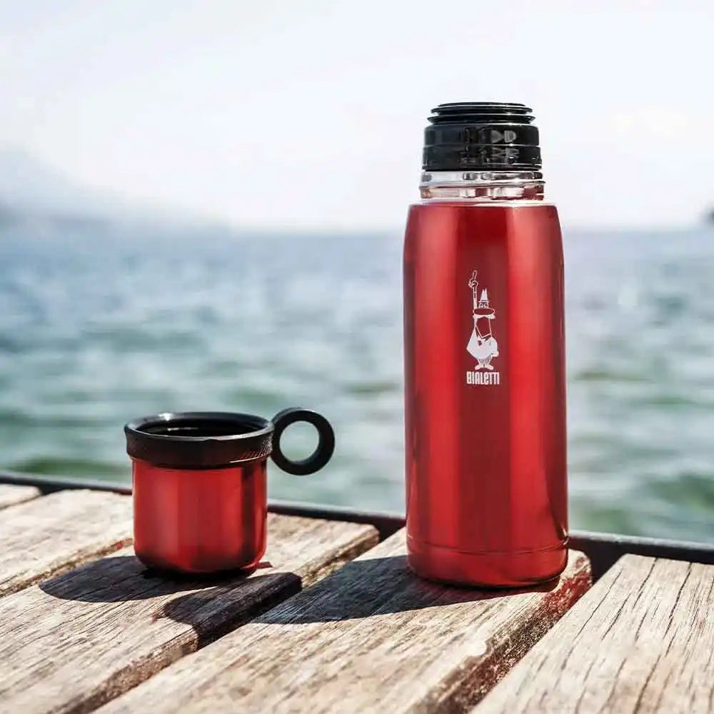 Bialetti Vacuum Flask with Cup with Lid