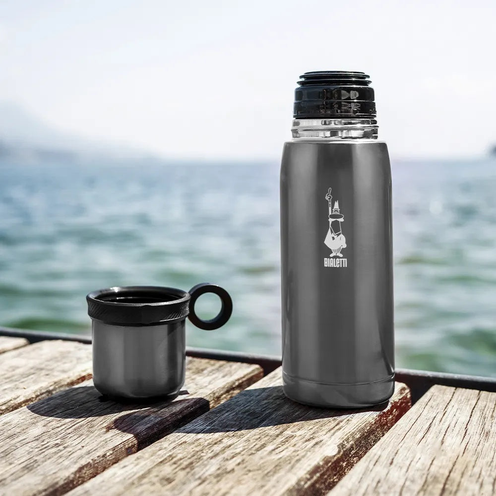 Bialetti Vacuum Flask with Cup with Lid
