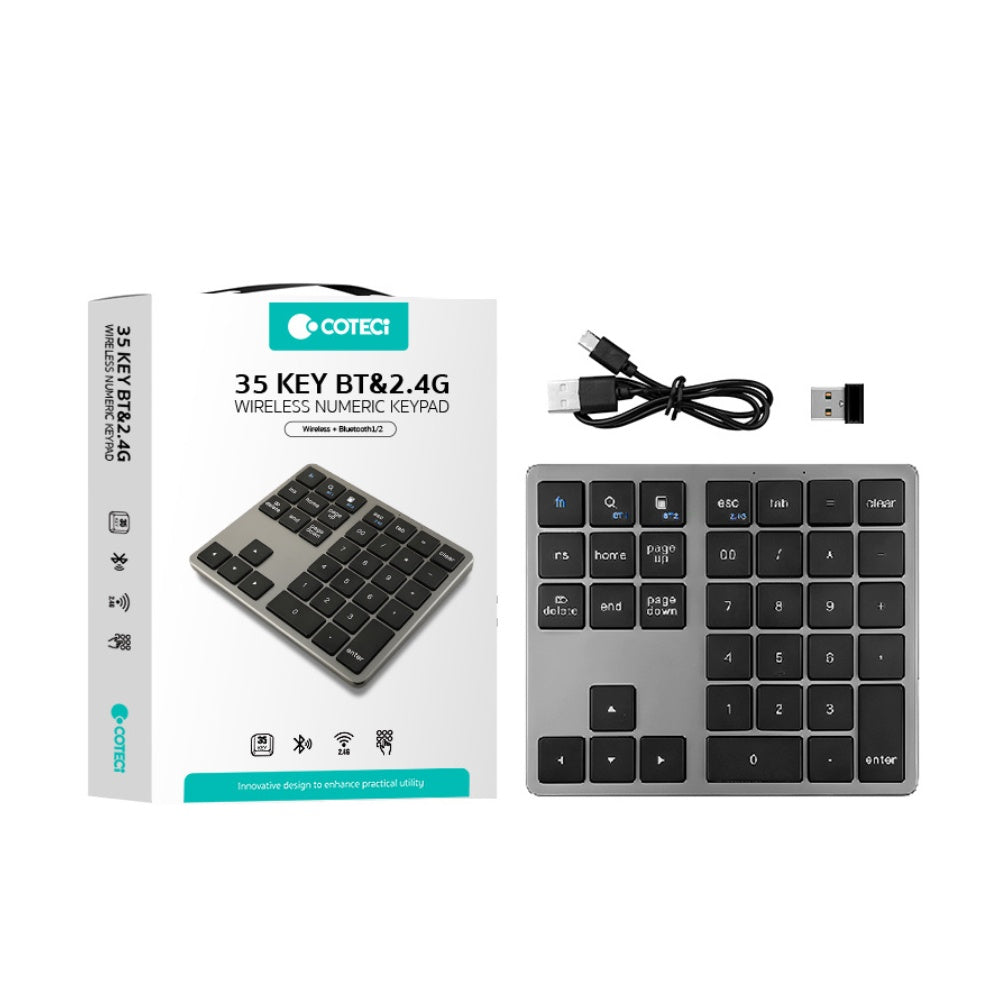 Coteci 35 Key Numeric Wireless Keypad
